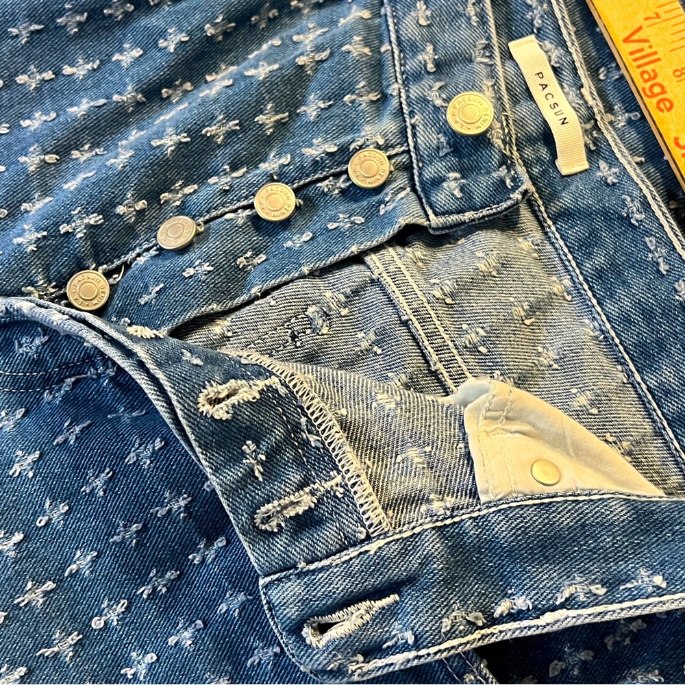 Pacsun Buttonfly Graphic Dad Jean Sz 30
